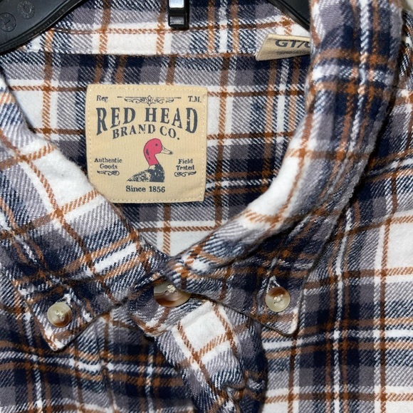Mens Redhead Flannel Shirt New - Picture 3 of 3